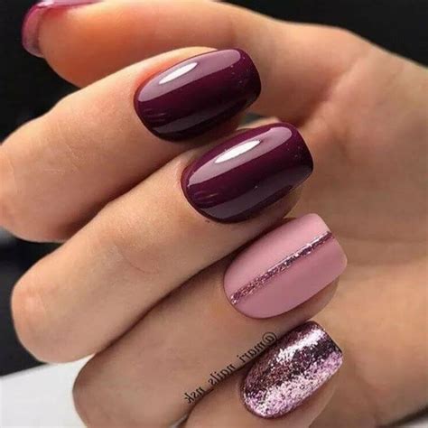 Дизайн Ногтей Темно Розовый — Richnail.ru
