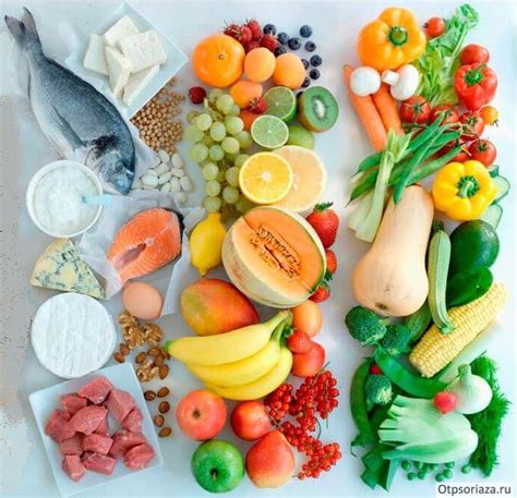 Диета при псориазе – подробное меню и таблица продуктов