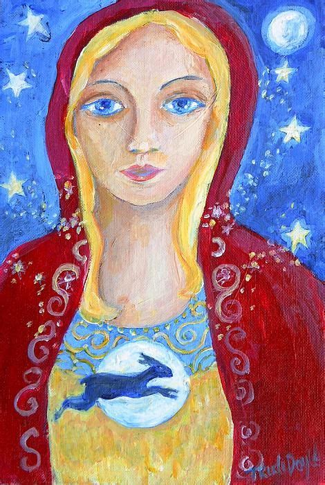 The Goddess Eostra and the hare - Easter by Trudi Doyle | Nordic folk ...