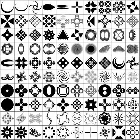 Фигуры (Shapes) для фотошоп "Shapes_Bits" » Photoshop Styles, Стили для ...