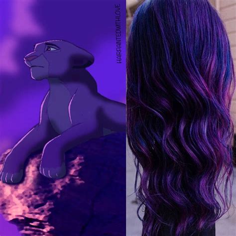 #disneypoplocks #purplehair #hairinspiration #colorfulhair | Hair ...