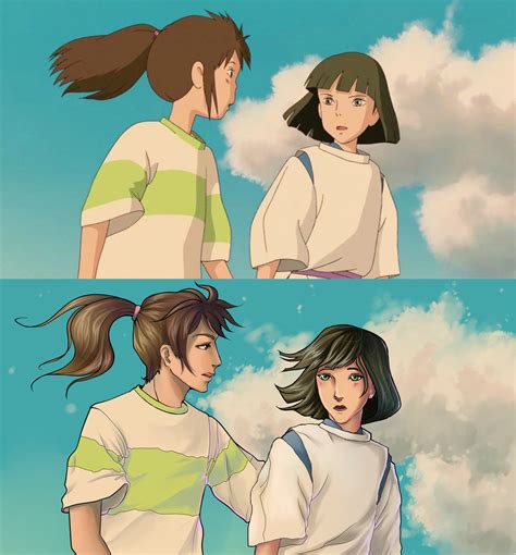 Haku and Chihiro by MaToKiRo on DeviantArt