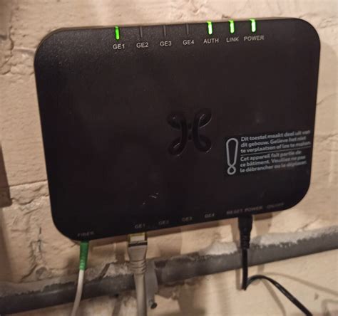 Remove the CPE with Proximus Fiber / Directly connect to the ONT - Tom ...