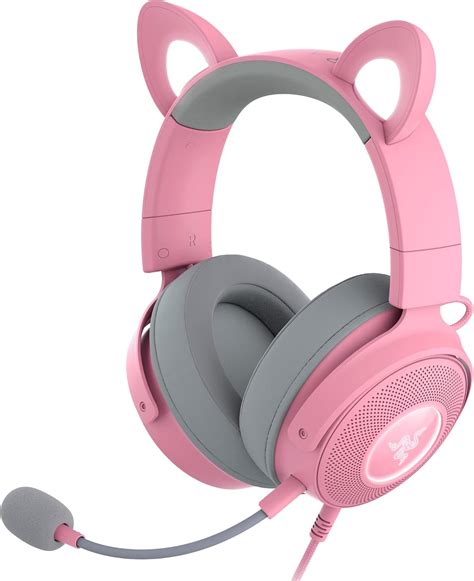 Razer Kraken Kitty V2 Pro Wired RGB Headset: Interchangeable Ears