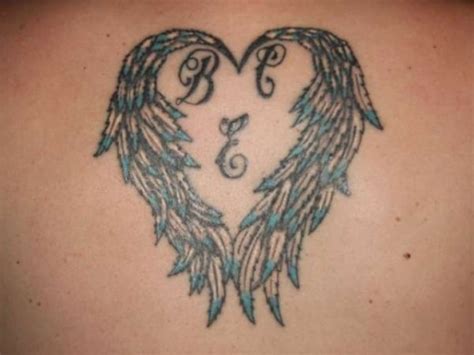 Wings Heart Tattoo - Tattoos Designs