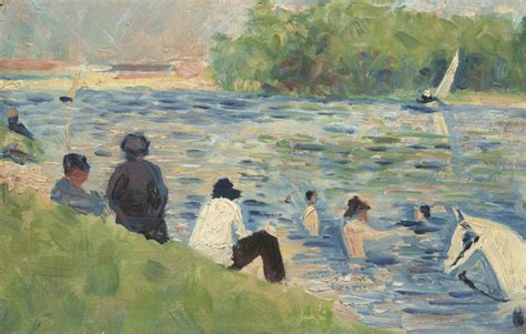 "Bathers (Study for Bathers at Asnieres )" Georges Seurat - Artwork on ...