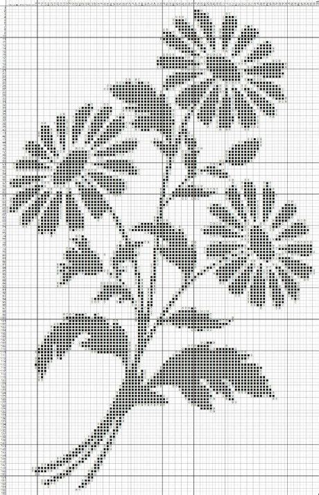 схемы филе 2 | Cross stitch flowers, Cross stitch designs, Floral cross ...