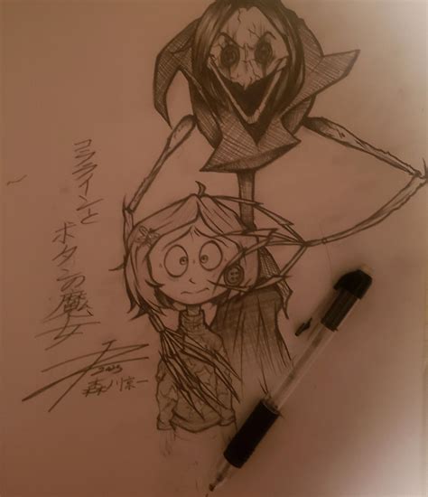 Coraline sketch by tsebii on DeviantArt