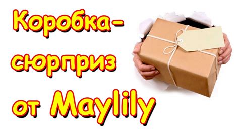 Семья Бровченко. Коробка - сюрприз от Мэй Лили. Супер подарок для детей ...