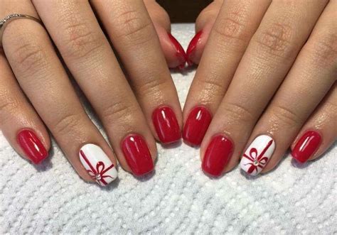 Bow nail designs, Christmas nails acrylic, Christmas gel nails