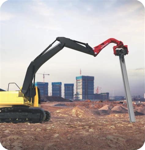 effectiveness  excavator mounted vibros  sheet piling suretech