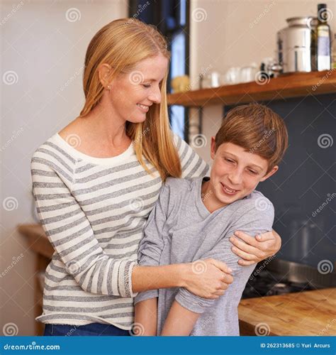 Mooom Youre Embarrassing Me. a Cropped Shot of an Affectionate Mother