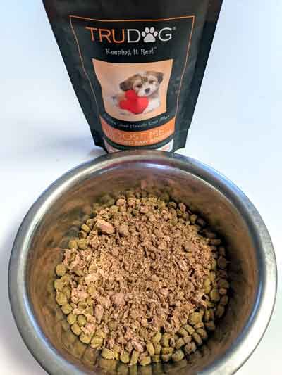 TruDog Freeze-Dried + Dehydrated Raw Dog Food Options
