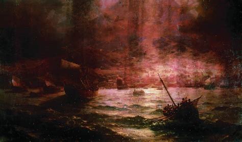 Гибель Помпеи 1889 128х218 (картина) — Иван Константинович Айвазовский