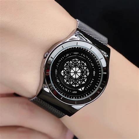 Aliexpress.com : Buy Geek Watches Men Minimalist Turntable Dial Quartz ...