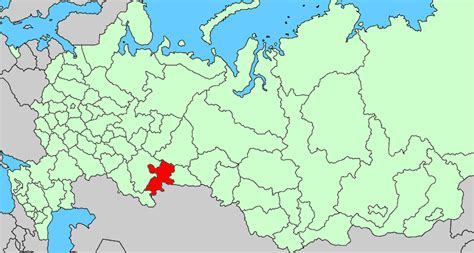Chelyabinsk Map - Russia
