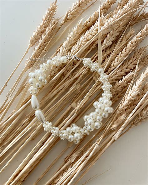 beaded necklace behance