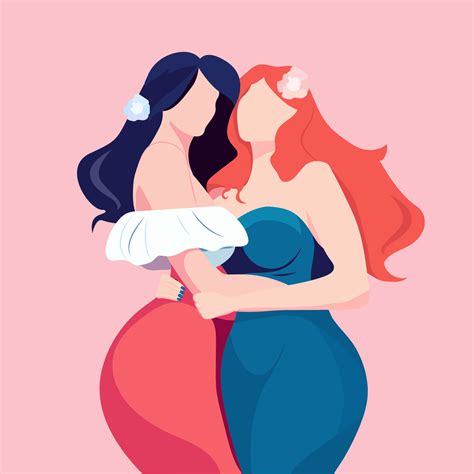 dos blanco negro chica, hembra abrazando, novias, amigos, homosexual