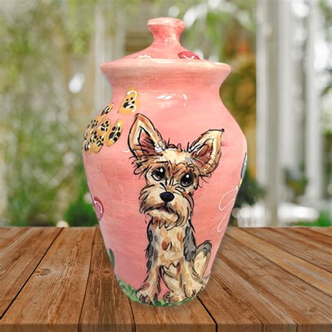 This dog urn style is surprisingly popular with modern pet parents