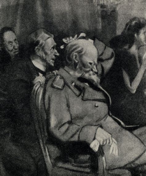 Иллюстрация к рассказу "Смерть чиновника". Рисунок А. Базилевича. 1955
