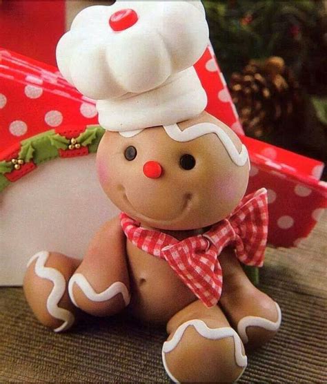 Christmas | Gingerbread decorations, Polymer clay christmas, Christmas clay