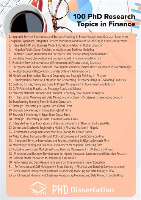 phd research topics  finance phd dissertation page