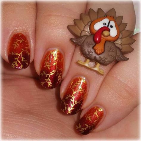 Seamless Collection Of Thanksgiving Nail Design Ideas That You'll Love ...