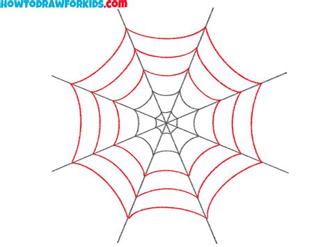 Spider Web Drawing