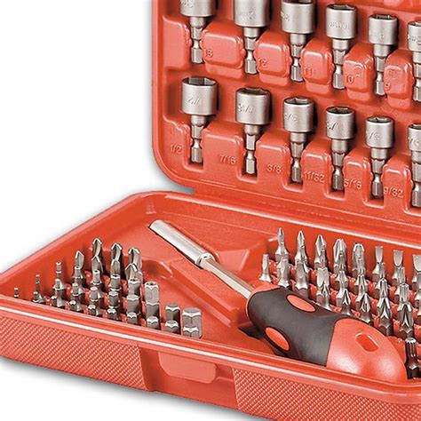 universal bit set  pieces complete set  plastic box