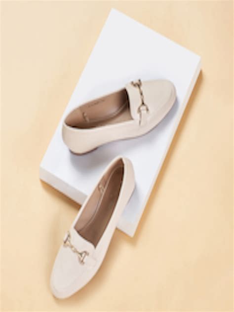 Buy Forever Glam By Pantaloons Women Comfort Insole Horsebit Loafers ...