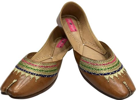 Step N Style Ladies Pure Leather Rajasthani Juti Punjabi Jutti Wedding ...