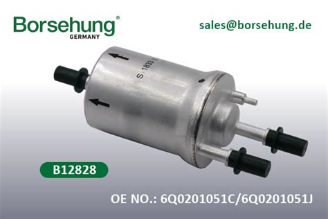 6Q0201051C/6Q0201051J fuel filter; 4 bar from OEM supplier