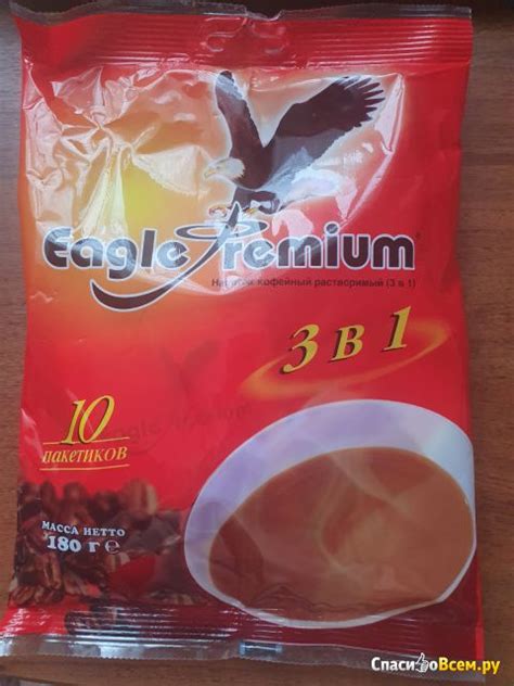 Отзыв про Кофе 3 в 1 Eagle Premium: "Ностальгия за 55 рублей" | Дата ...