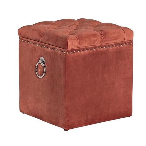 Пуф Terracotta Box Puff по цене 17 600 руб. купить в Москве с доставкой ...