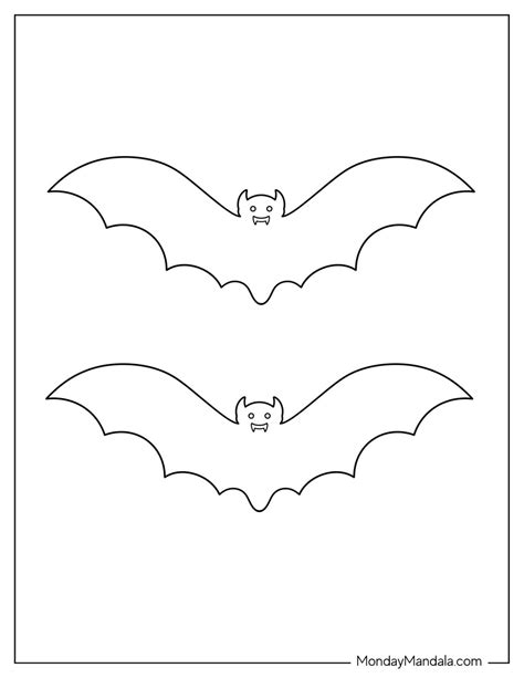 52 Bat Templates (Free PDF Printables)