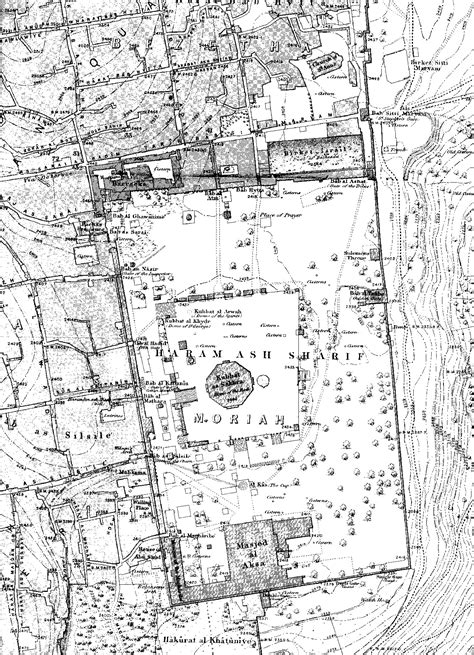 Temple Mount Map Jerusalem at Betty Kennedy blog