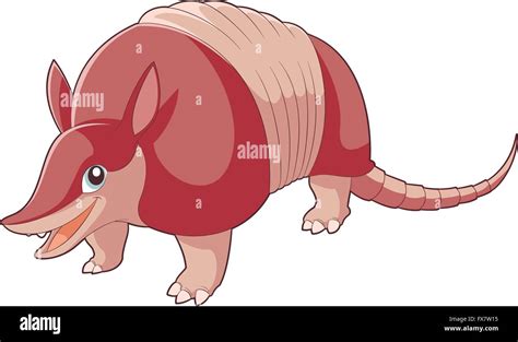 Cartoon happy Armadillo Stock Vector Image & Art - Alamy