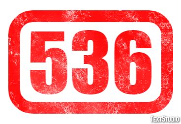 536 Text Effect and Logo Design Number