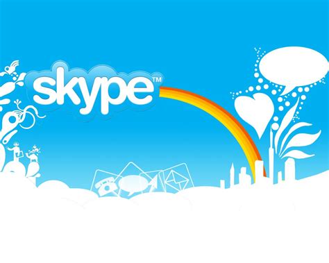 Skype Скайп обои 1280x1024.