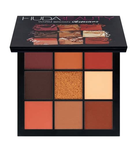 Палетка теней для век Huda Beauty Warm Brown Obsessions Palette | отзывы