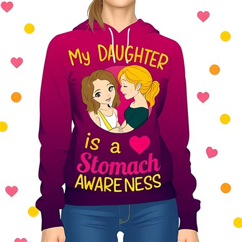 Vibrant Magenta 3D Hoodie with Anime Mother-Daughter Design