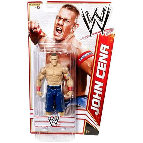 WWE Wrestling Basic Series 15 John Cena Action Figure - Walmart.com ...
