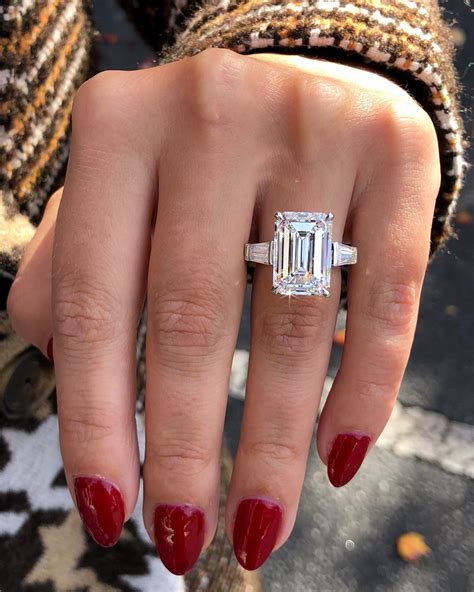 10 carat Emerald Cut Diamond Ring – Ascot Diamonds