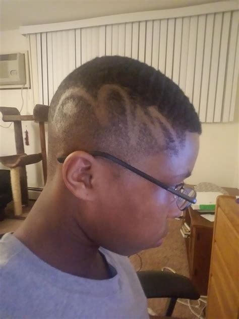 'Brush fade, wave length up top, and a kinda unique design' was all my
