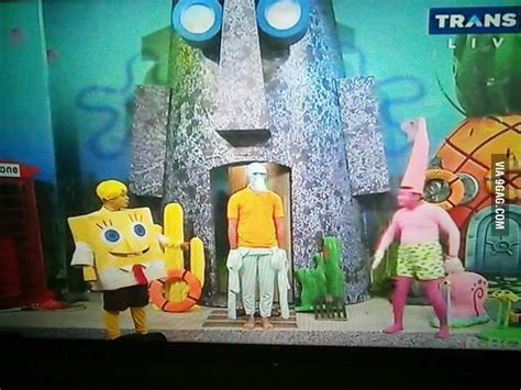 Only in indonesia: live action spongebob - 9GAG