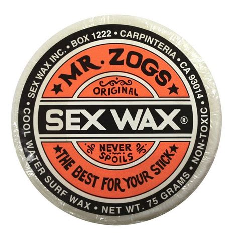 SEX WAX Mr Zogs OG COOL White - Coconut Scented Surfboard Wax - Walmart.com