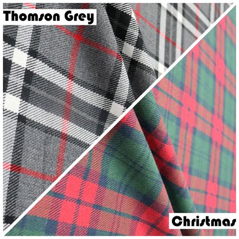 Scottish Tartan Fashion Fabric Plaid/check Polyviscose Woven - Etsy