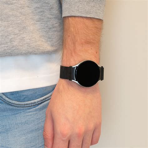 Samsung Galaxy Watch 4 Classic 46mm Milanese loop band (zwart ...