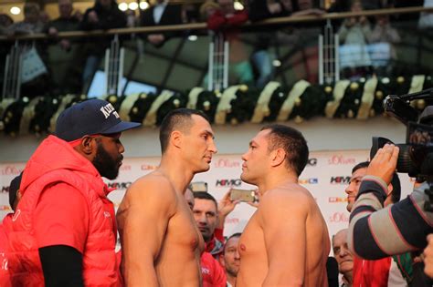 Wladimir Klitschko vs. Kubrat Pulev weigh-in results & photos ...