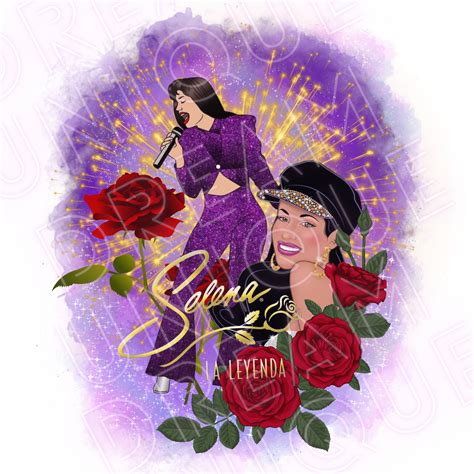 Selena Quintanilla Collage PNG File Selena Roses Digital - Etsy UK